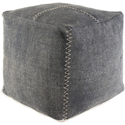 product image of Charlie Cotton Cream Pouf Flatshot Image 522