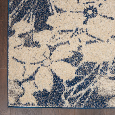 product image for tranquil beige navy rug by nourison nsn 099446486110 2 14