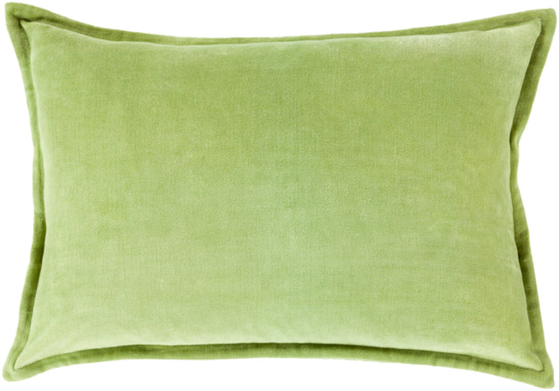 media image for Cotton Velvet Velvet Pillow in Grass Green 279