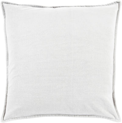 product image for Cotton Velvet Velvet Pillow in Medium Gray 64