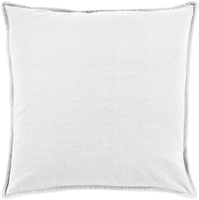 media image for Cotton Velvet Velvet Pillow in Medium Gray 250