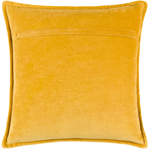 Cotton Velvet Cotton Mustard Pillow Alternate Image 10