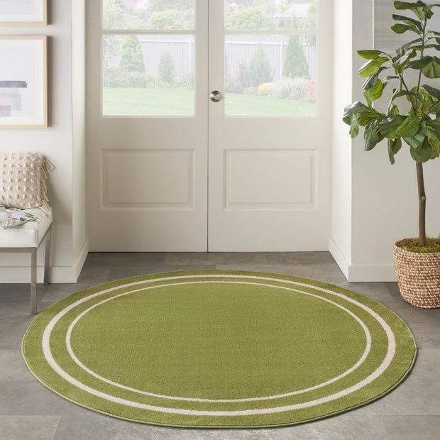 Nourison Home Nourison Essentials Green Ivory Contemporary Rug By Nourison Nsn 099446137975 21