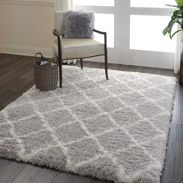 luxe shag grey ivory rug by nourison 99446459633 redo 6