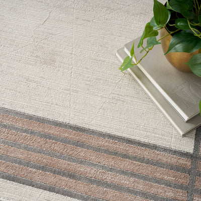 product image for Nourison Home Desire Ivory Silver Modern Rug By Nourison Nsn 099446128270 13 47