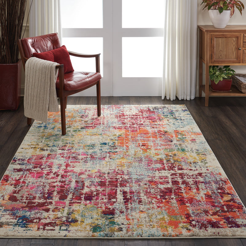 media image for celestial pink multicolor rug by nourison 99446462527 redo 5 283