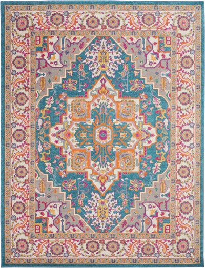 product image for passion teal multi rug by nourison 99446486387 redo 1 86