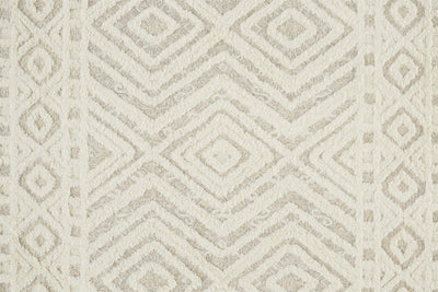 product image for Elika Hand Tufted Ivory and Tan Rug by BD Fine Texture Image 1 99