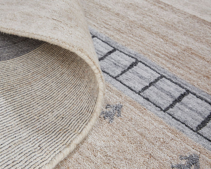 media image for Yurie Beige and Gray Rug by BD Fine Roll Image 1 220