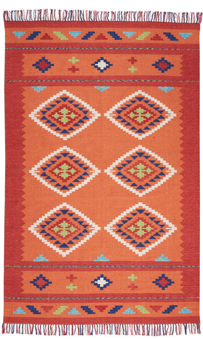 product image for baja handmade orange red rug by nourison 99446395559 redo 1 26