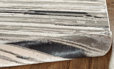 product image for Orin Silver and Gray Rug by BD Fine Roll Image 1 75