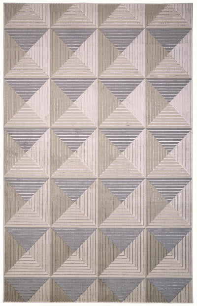 product image for Orin Gray and Silver Rug by BD Fine Flatshot Image 1 11