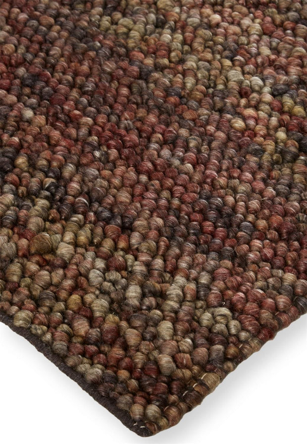 Genet Hand Woven Rust and Brown Rug by BD Fine Corner Image 1