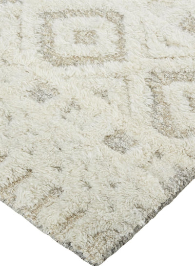 product image for Elika Hand Tufted Ivory and Tan Rug by BD Fine Corner Image 1 14