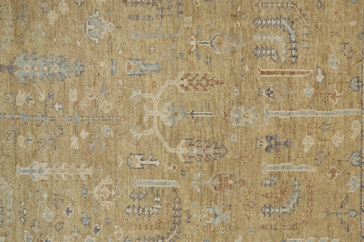 Irie Hand Knotted Gold and Gray Rug by BD Fine Texture Image 1