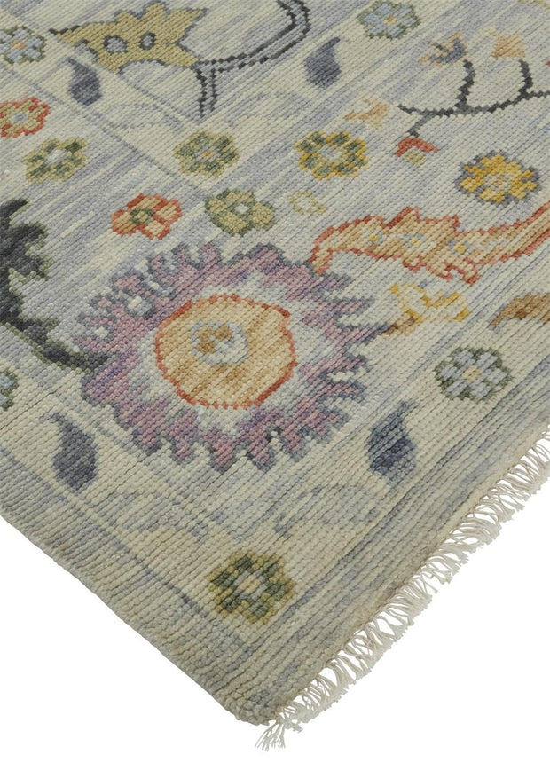 Larson Gray and Yellow Rug by BD Fine Corner Image 1