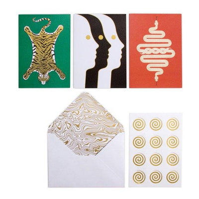 product image for Jonathan Adler Atlas & Animals Boxed Notecards 38