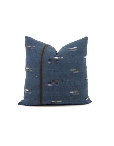 product image for Fern Blue Thai Hmong Pillow 1 16