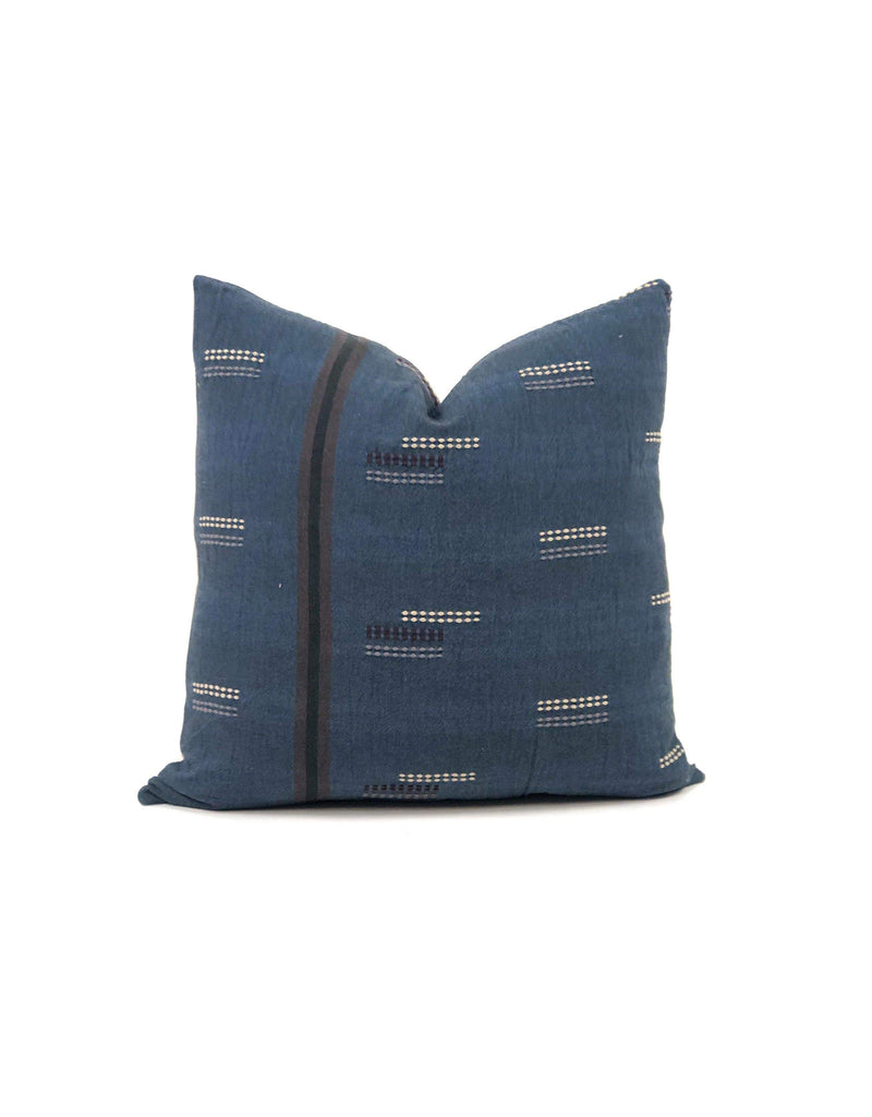 media image for Fern Blue Thai Hmong Pillow 1 297