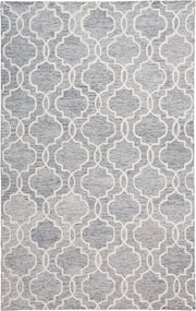 Natal Hand Tufted Gray and Ivory Rug by BD Fine Flatshot Image 1