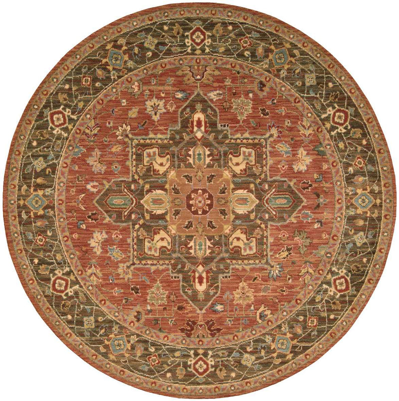 media image for living treasures rust rug by nourison nsn 099446669568 2 285