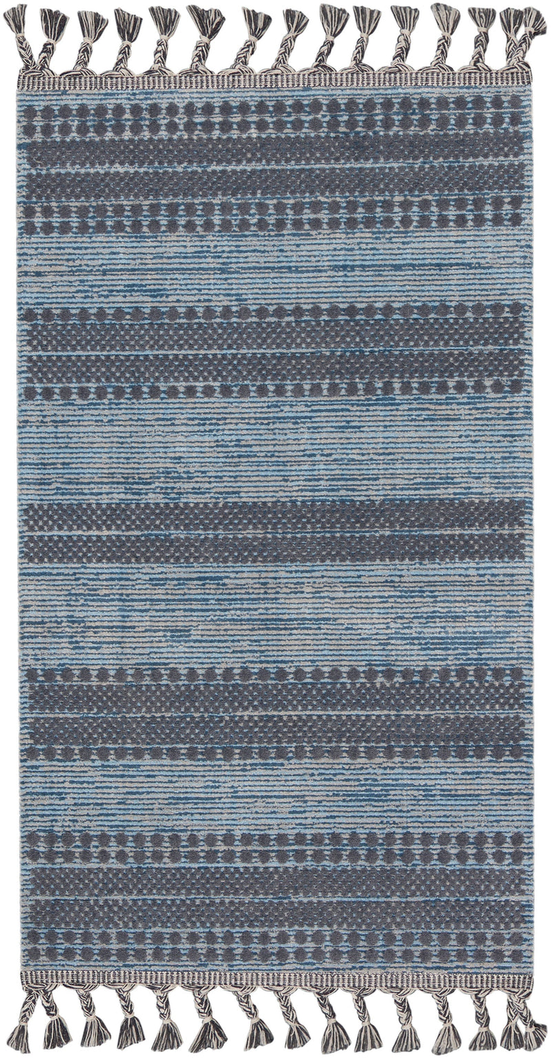 media image for asilah light blue charcoal rug by nourison 99446888662 redo 1 289