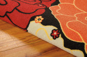 home garden black rug by nourison nsn 099446111890 4