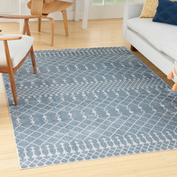 astra machine washable blue rug by nourison nsn 099446123398 7
