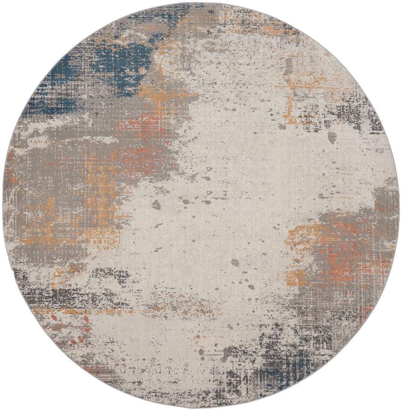 media image for rustic textures grey blue rug by nourison 99446799159 redo 2 283