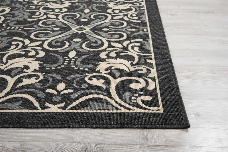 media image for caribbean charcoal rug by nourison nsn 099446374875 4 246