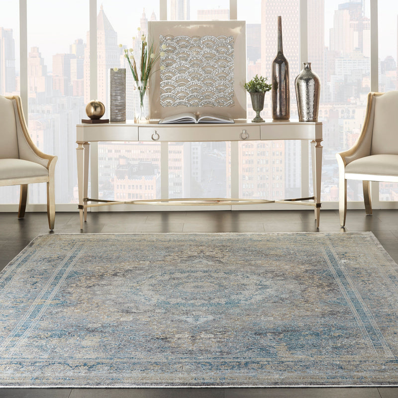 media image for starry nights cream blue rug by nourison 99446745583 redo 3 248