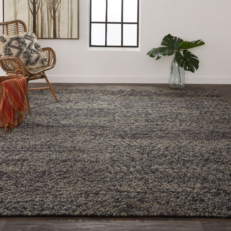 media image for Genet Hand Woven Chracoal Gray Rug by BD Fine Roomscene Image 1 247