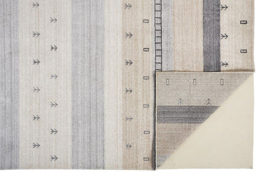 product image for Yurie Beige and Gray Rug by BD Fine Fold Image 1 92