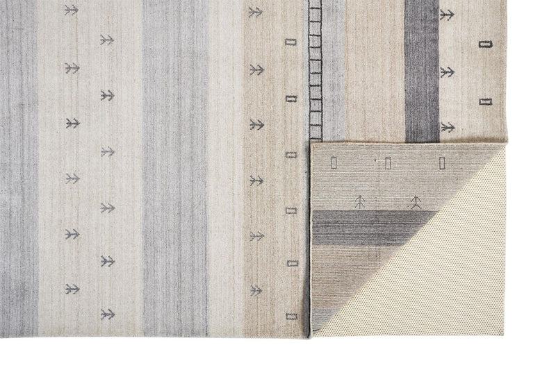 media image for Yurie Beige and Gray Rug by BD Fine Fold Image 1 252