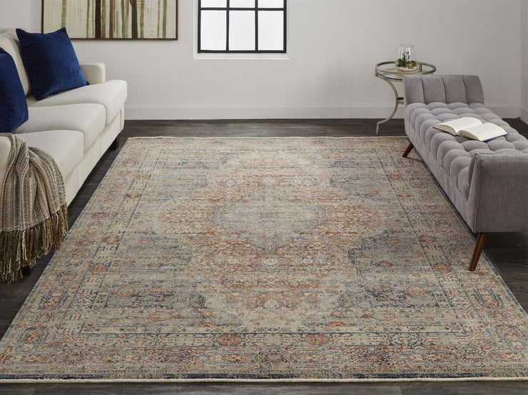 Gilford Rust Rug by BD Fine Roomscene Image 1