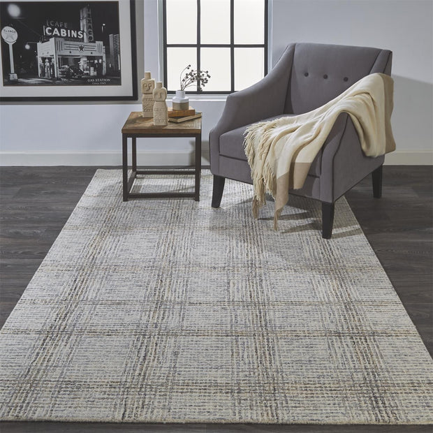 Natal Ivory and Gray Rug by BD Fine Roomscene Image 1