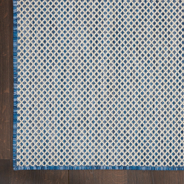 Nourison Home Courtyard Ivory Blue Modern Rug By Nourison Nsn 099446161444 12