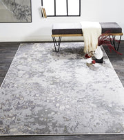 Orin Silver and Ivory Rug by BD Fine Roomscene Image 1