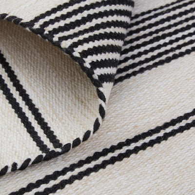 product image for Granberg Hand Woven Black and White Rug by BD Fine Roll Image 1 66