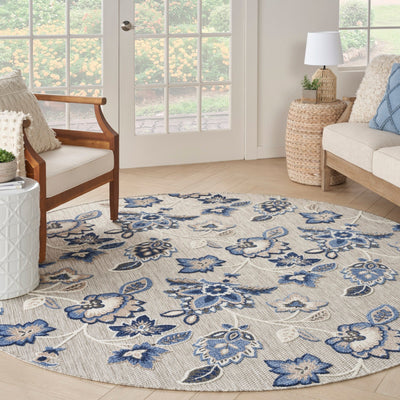 product image for Nourison Home Aloha Blue Grey Contemporary Rug By Nourison Nsn 099446169112 10 90