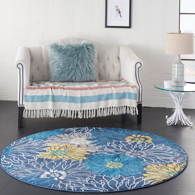 product image for passion blue rug by nourison 99446403025 redo 8 50