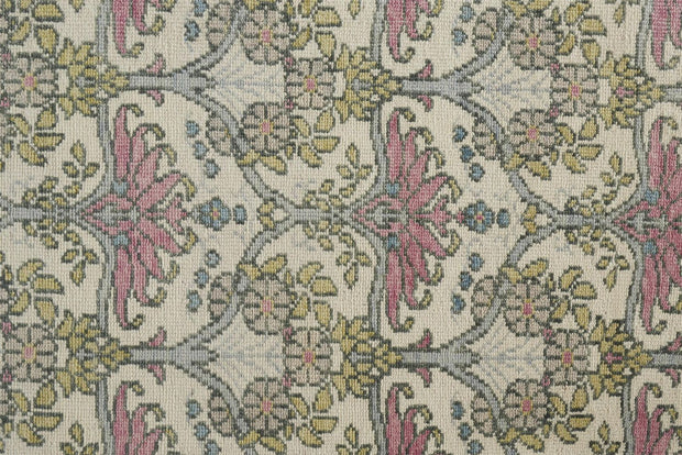 Bennet Hand Knotted Gray and Pink Rug by BD Fine Texture Image 1