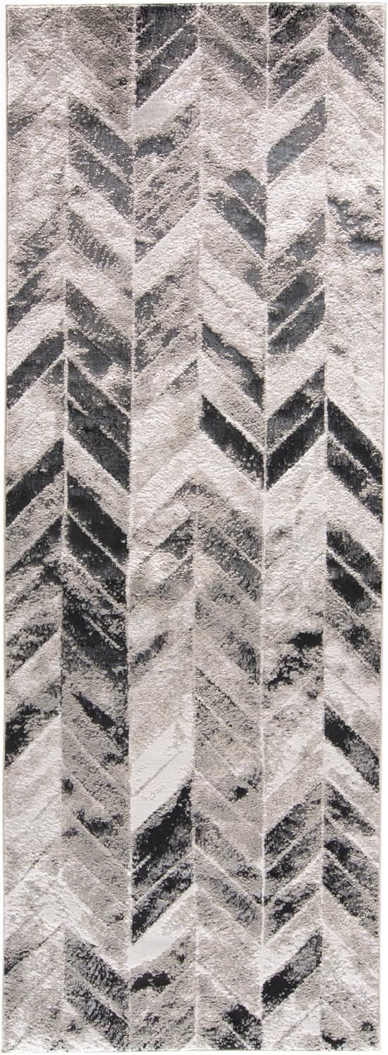 media image for Orin Silver and Black Rug by BD Fine Flatshot Image 1 288