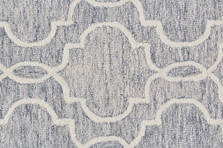 Natal Hand Tufted Gray and Ivory Rug by BD Fine Texture Image 1