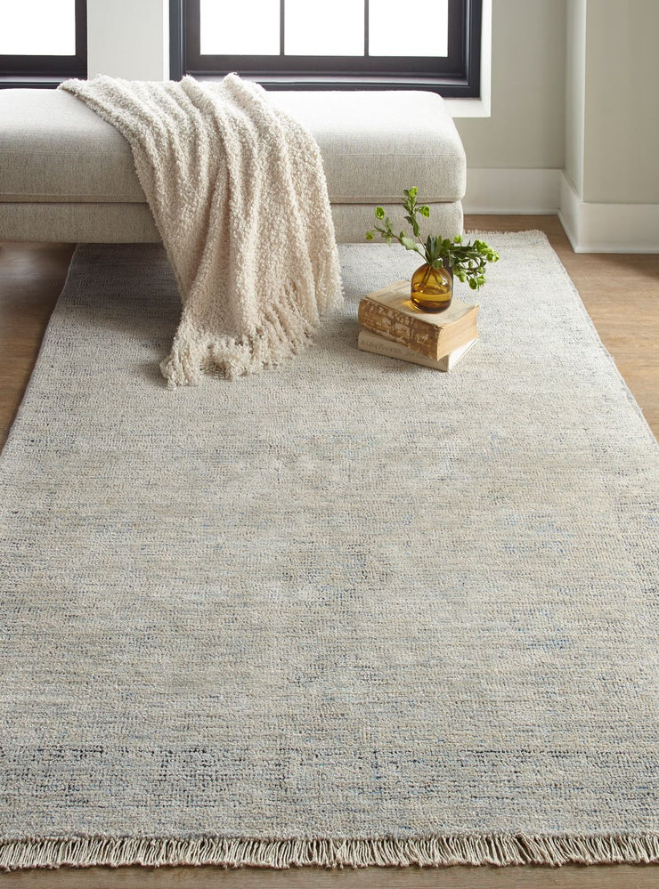 Ramey Gray and Blue Rug by BD Fine Roomscene Image 1