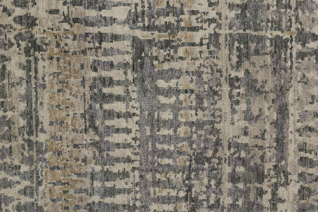 Scottsdale Hand Knotted Gray and Beige Rug by BD Fine Texture Image 1