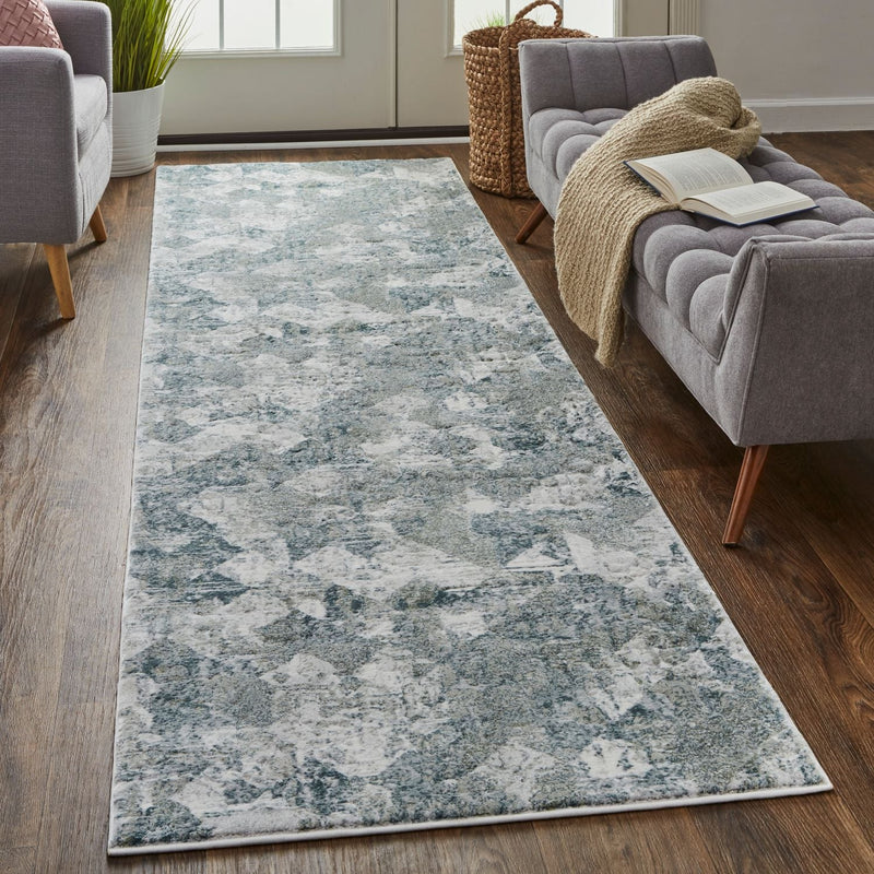 media image for Halton Green and Ivory Rug by BD Fine Roomscene Image 1 22