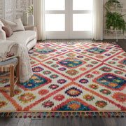 nomad ivory pink rug by nourison nsn 099446461094 9