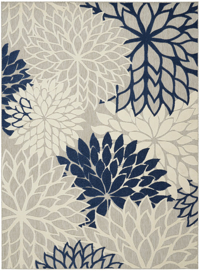 product image of aloha ivory navy rug by nourison 99446778871 redo 1 595