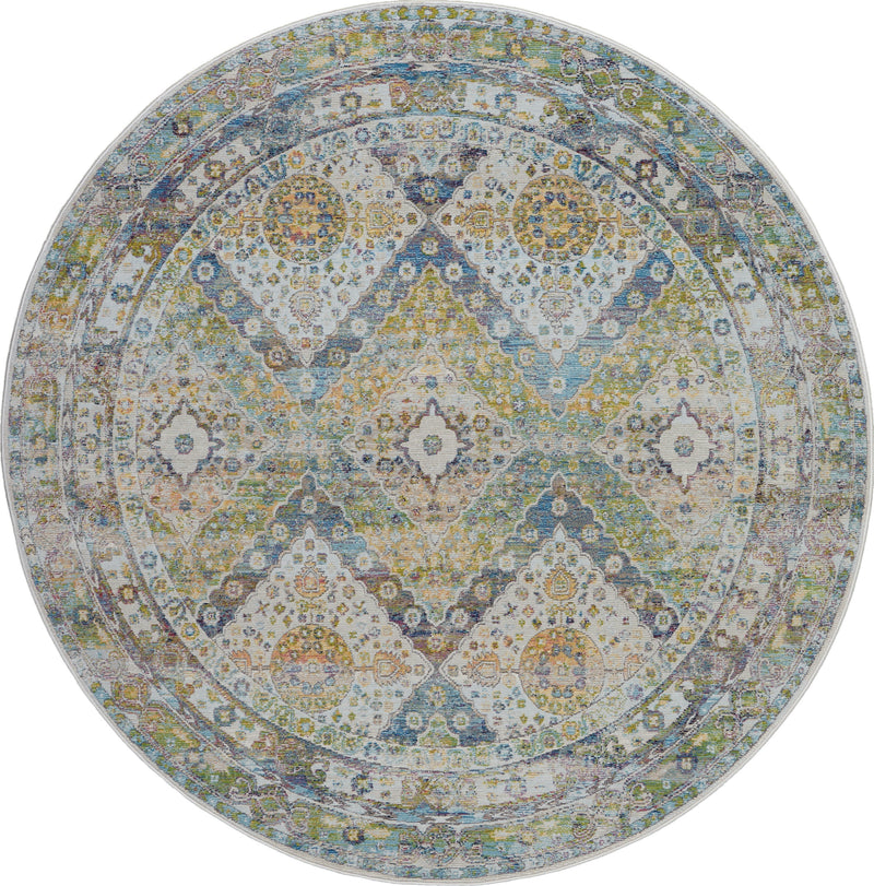 media image for ankara global blue green rug by nourison 99446457127 redo 2 238